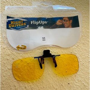NEW IN CASE-Night Shield NIGHT DRIVERS Clip Ons!